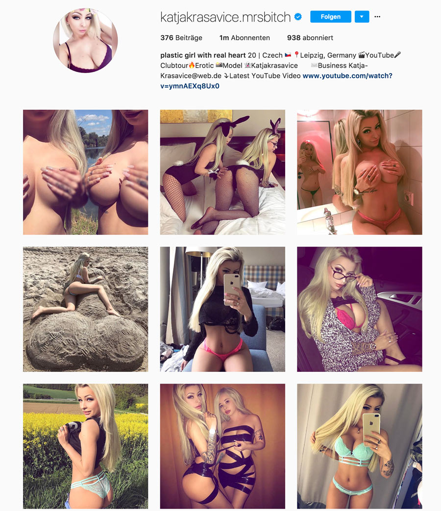 Katja krasavice nackt instagramm